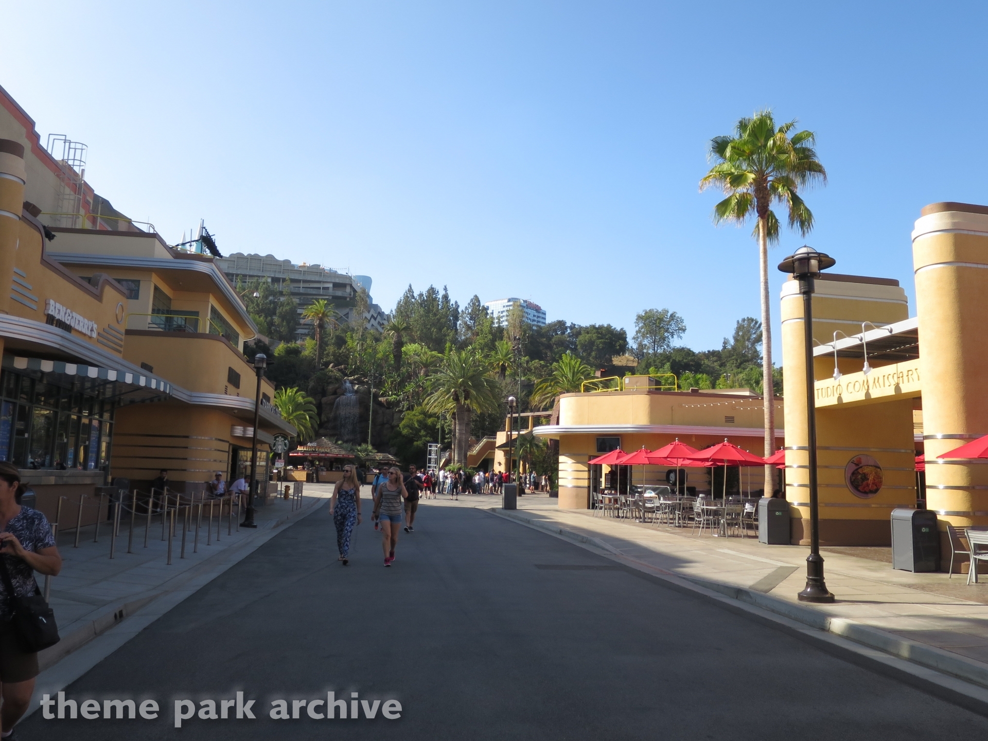 Lower Lot at Universal Studios Hollywood Theme Park Archive