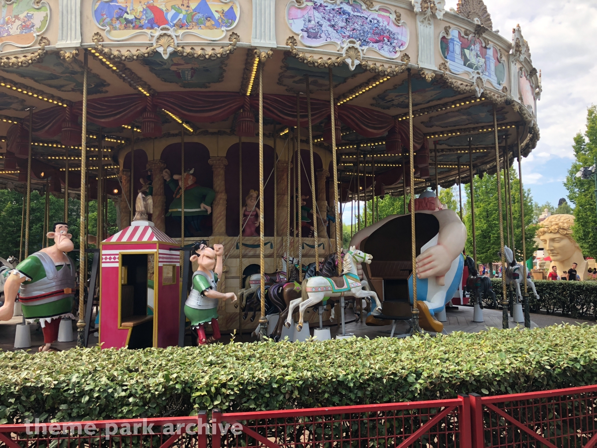 Le Carrousel De Cesar at Parc Asterix