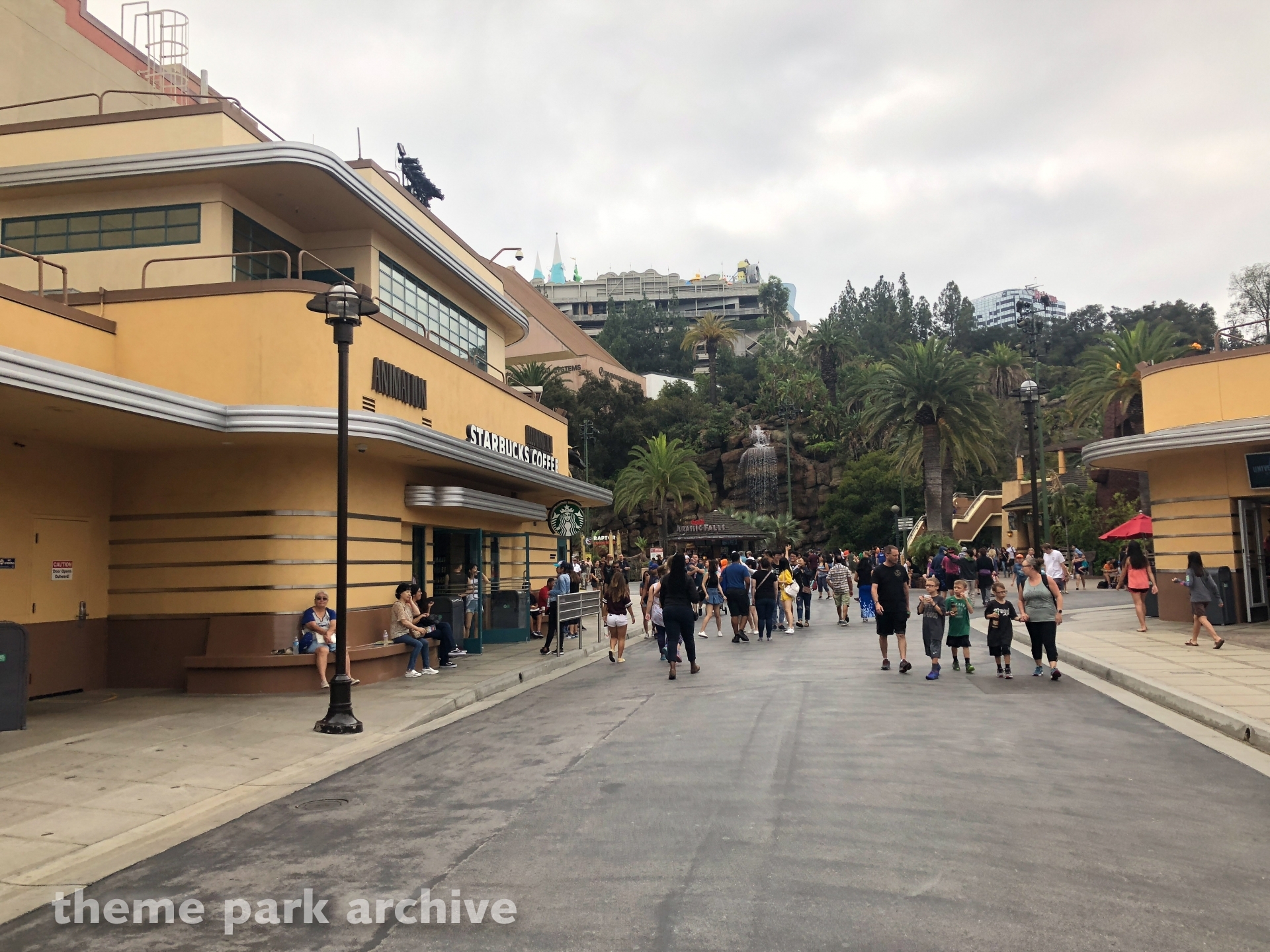 Lower Lot at Universal Studios Hollywood Theme Park Archive