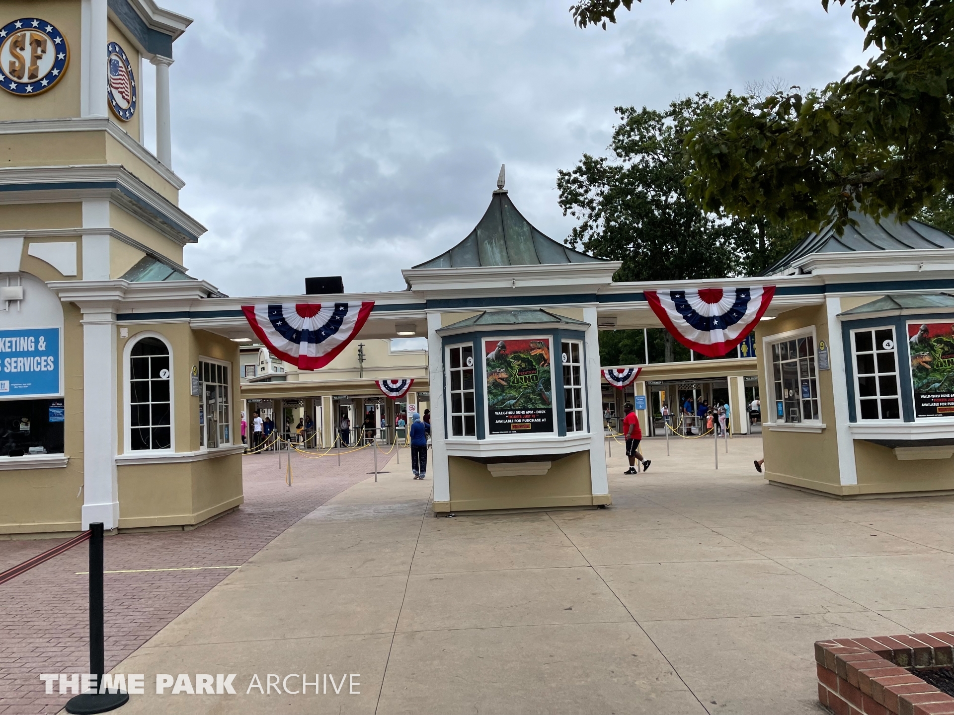 Entrance at Six Flags Great Adventure