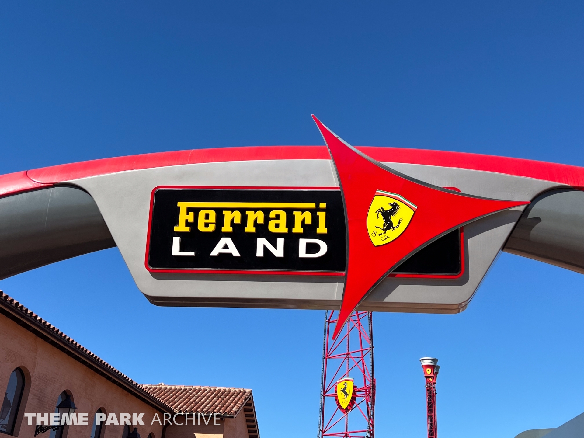 Entrance at Ferrari Land