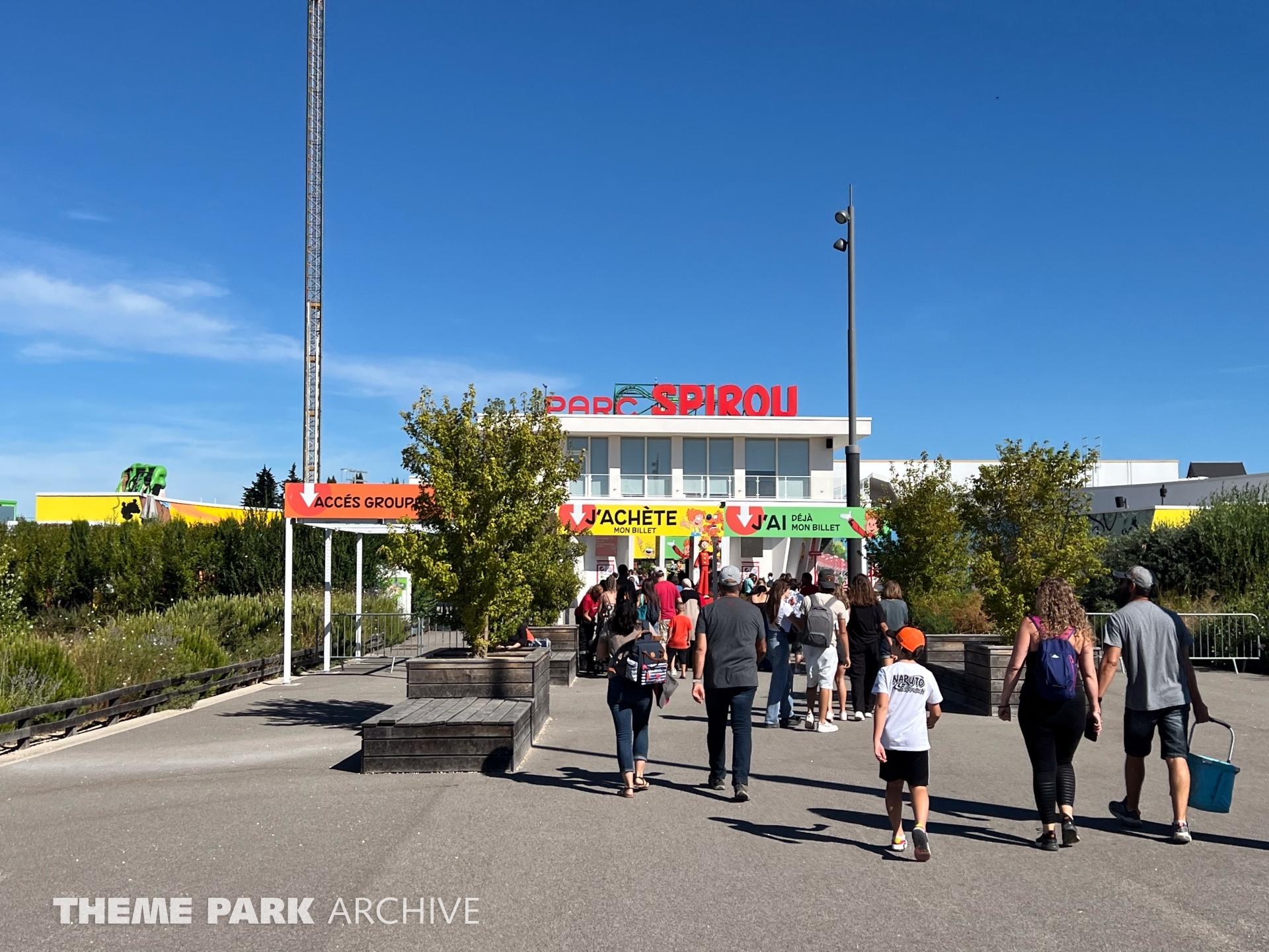 Entrance at Parc Spirou