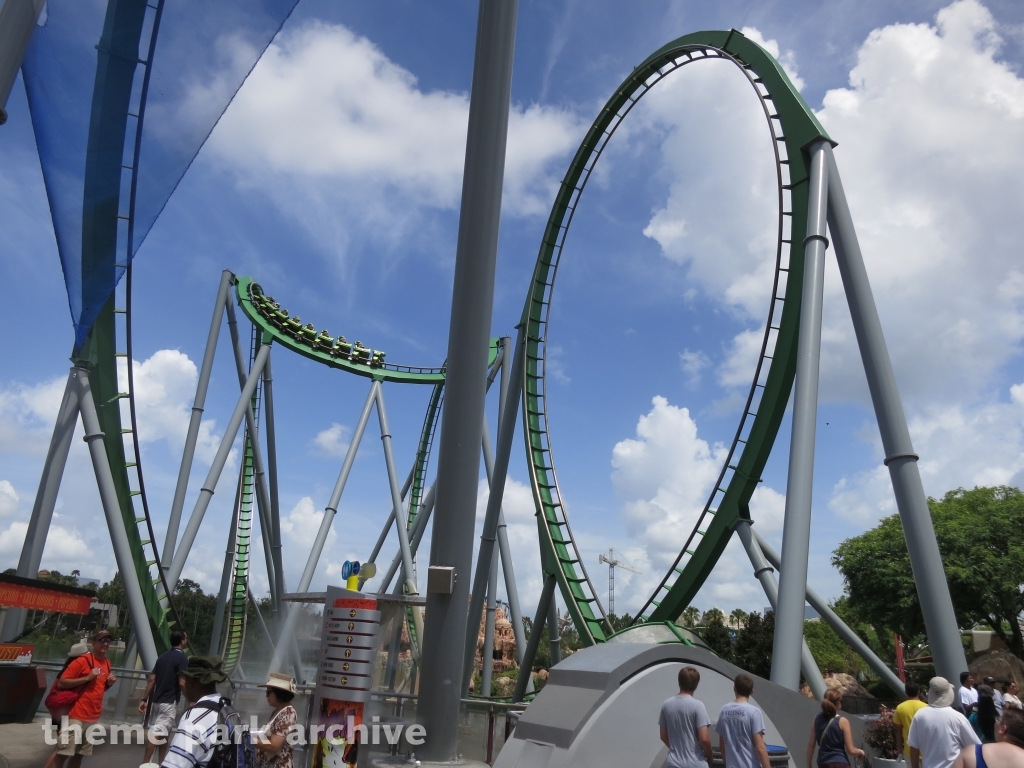 The Incredible Hulk Coaster at Universal City Walk Orlando