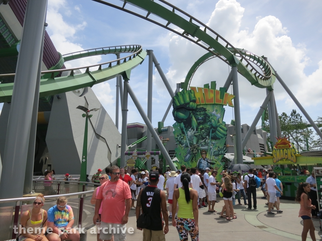 The Incredible Hulk Coaster at Universal City Walk Orlando