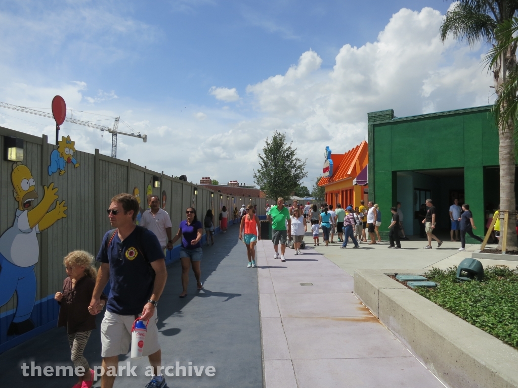 Simpsons Fast Food Boulevard at Universal City Walk Orlando