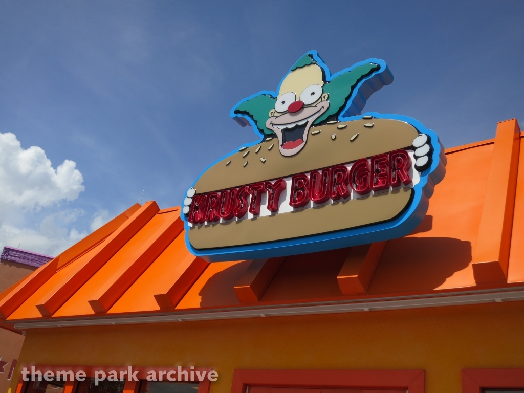Simpsons Fast Food Boulevard at Universal City Walk Orlando