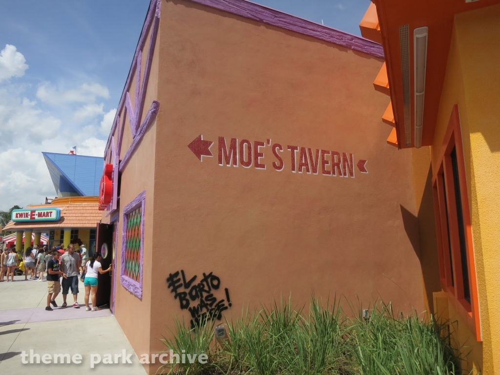 Simpsons Fast Food Boulevard at Universal City Walk Orlando