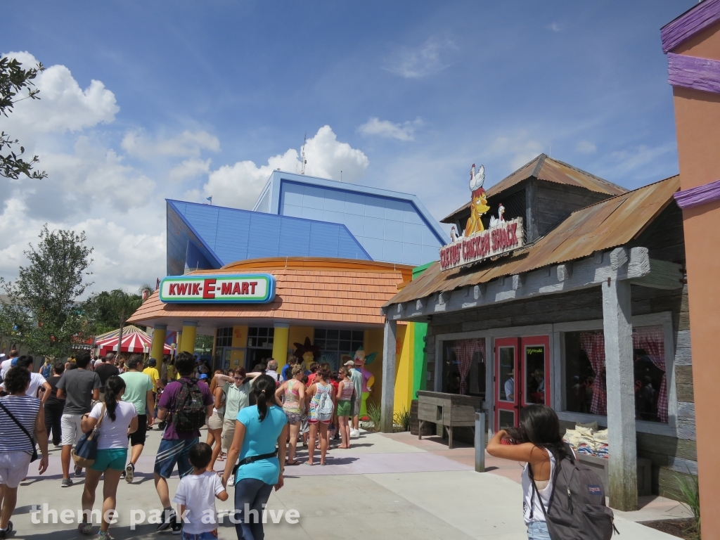 Simpsons Fast Food Boulevard at Universal City Walk Orlando
