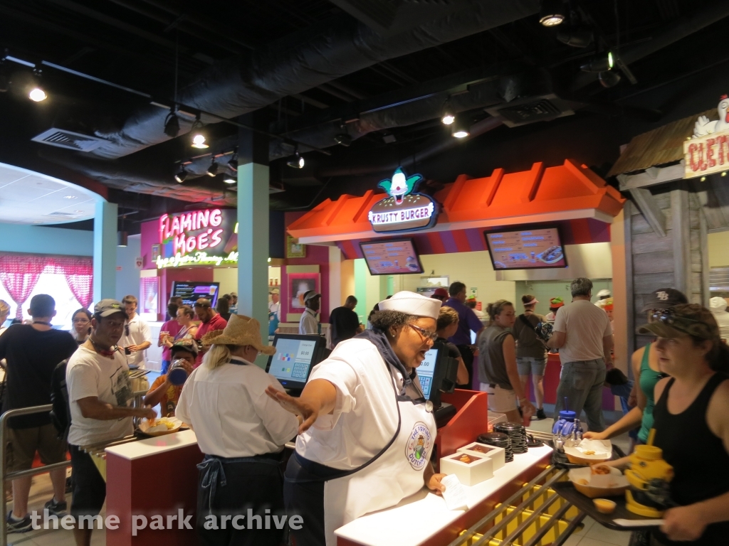 Simpsons Fast Food Boulevard at Universal City Walk Orlando
