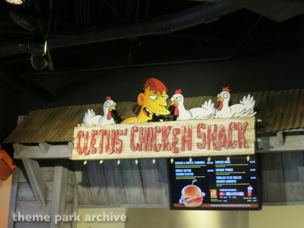 Simpsons Fast Food Boulevard at Universal City Walk Orlando