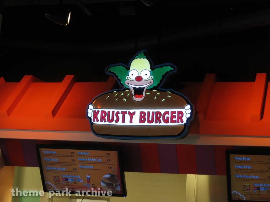 Simpsons Fast Food Boulevard at Universal City Walk Orlando