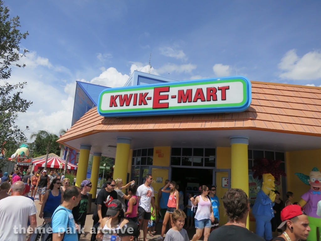 Simpsons Fast Food Boulevard at Universal City Walk Orlando