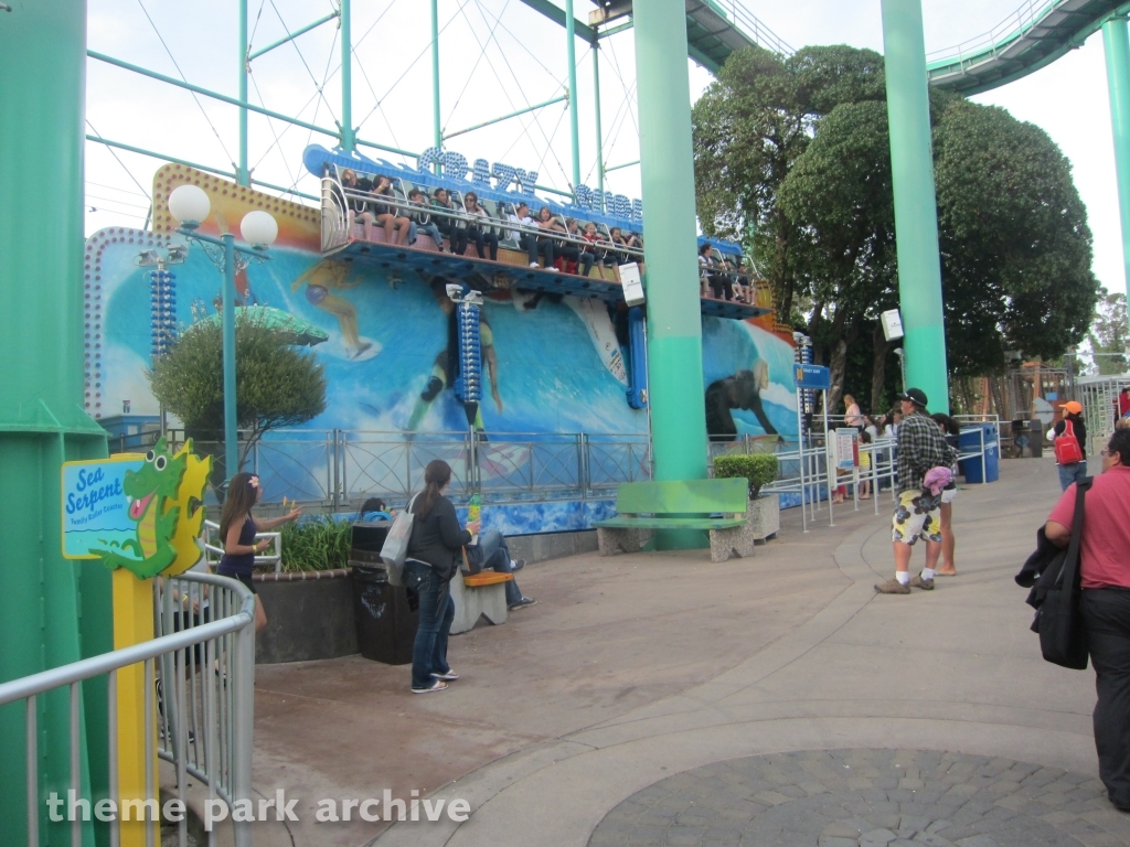 Crazy Surf at Santa Cruz Beach Boardwalk
