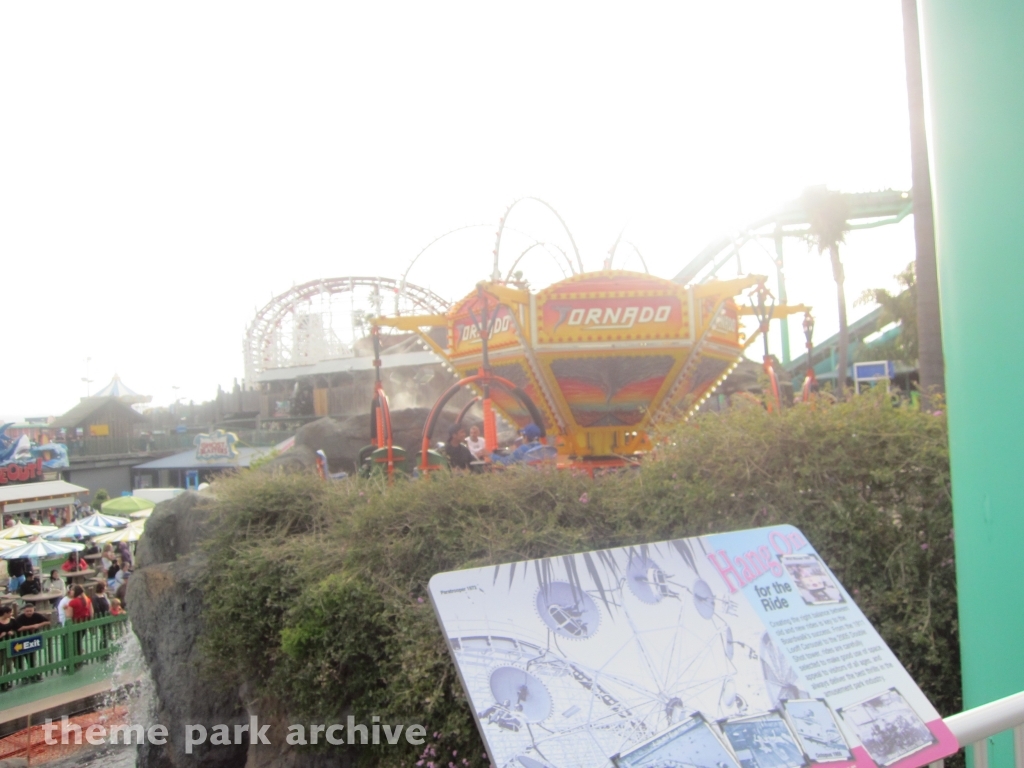 Tornado at Santa Cruz Beach Boardwalk