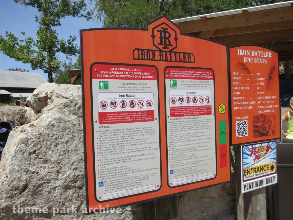 Iron Rattler at Six Flags Fiesta Texas