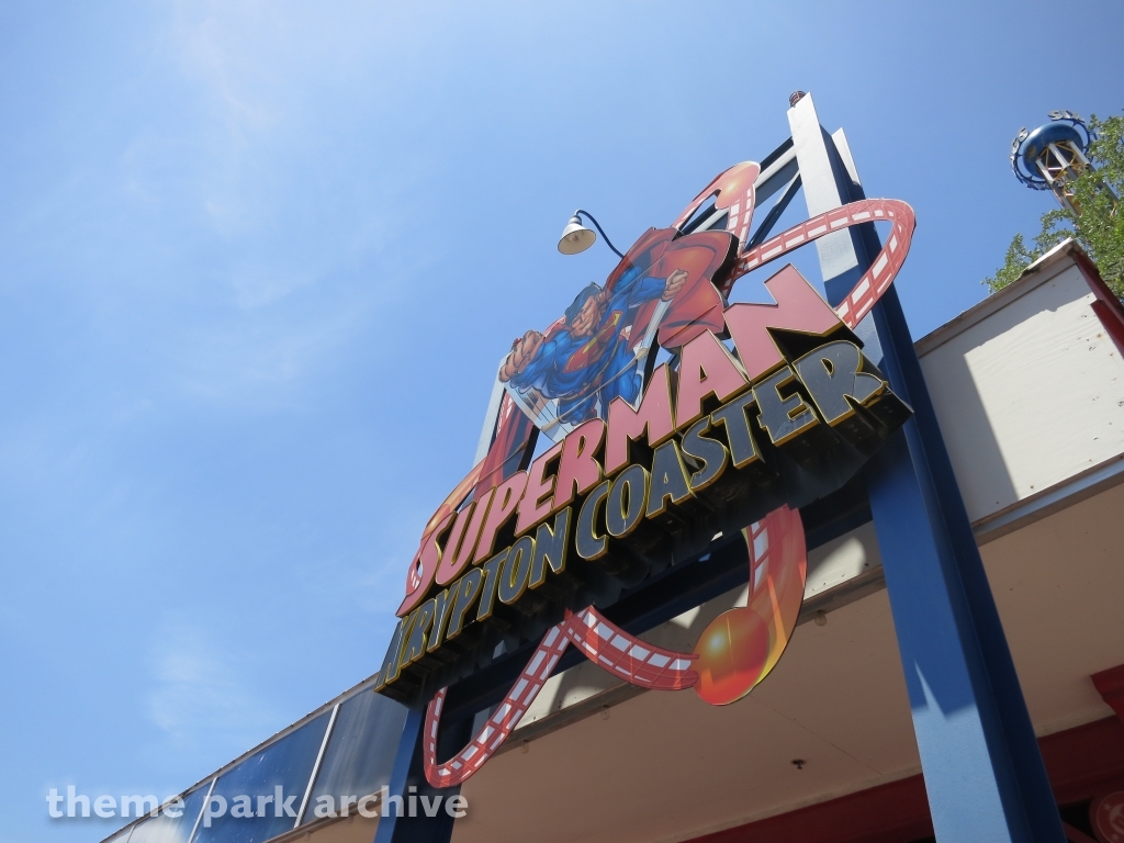 Superman Krypton Coaster at Six Flags Fiesta Texas