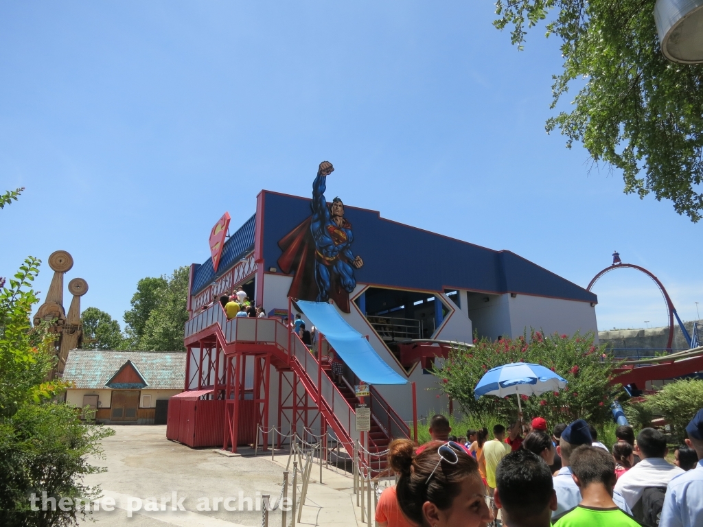 Superman Krypton Coaster at Six Flags Fiesta Texas