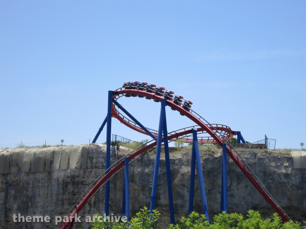 Superman Krypton Coaster at Six Flags Fiesta Texas