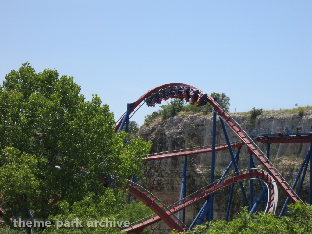 Superman Krypton Coaster at Six Flags Fiesta Texas