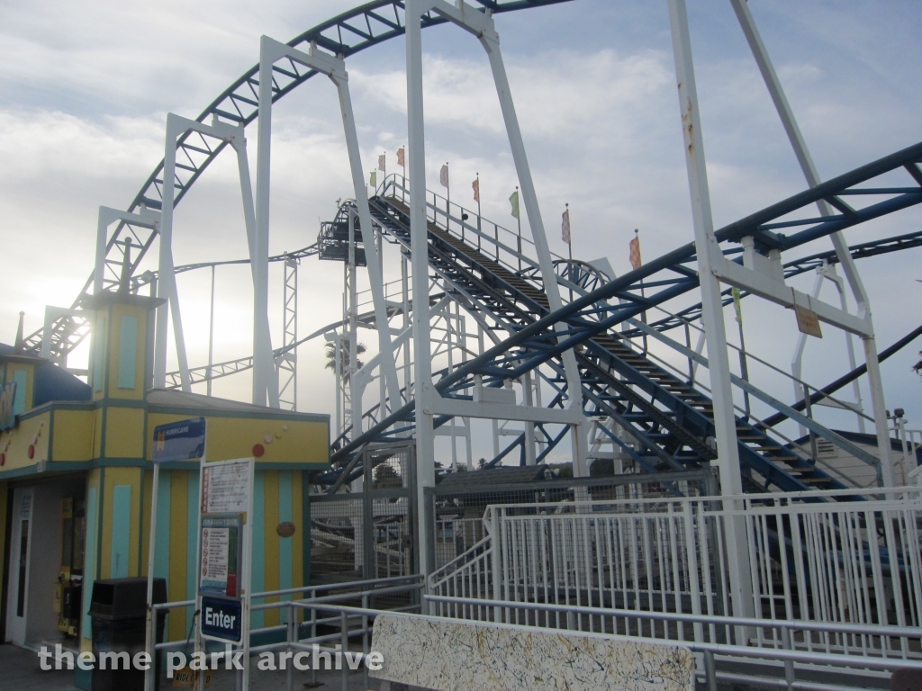 Hurricane at Santa Cruz Beach Boardwalk