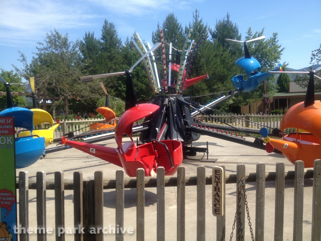Red Baron at Silverwood Theme Park and Boulder Beach Waterpark