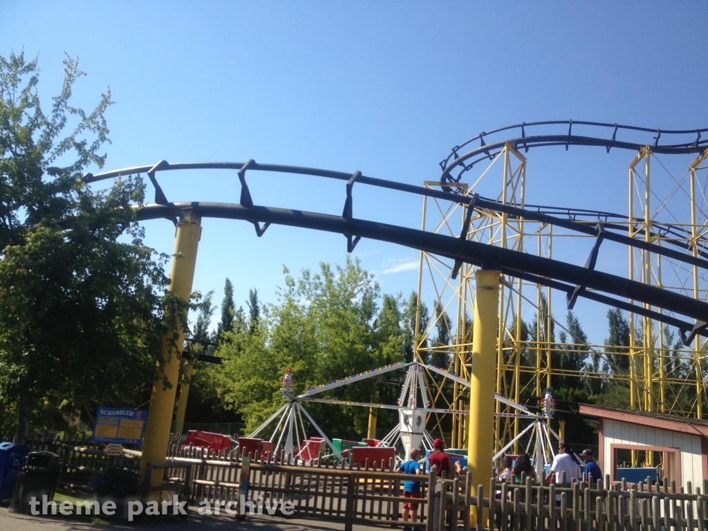 Scrambler at Silverwood Theme Park and Boulder Beach Waterpark