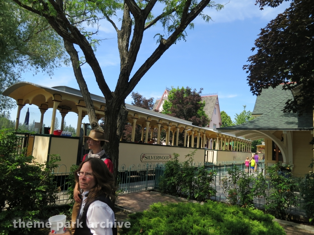 Train at Silverwood Theme Park and Boulder Beach Waterpark