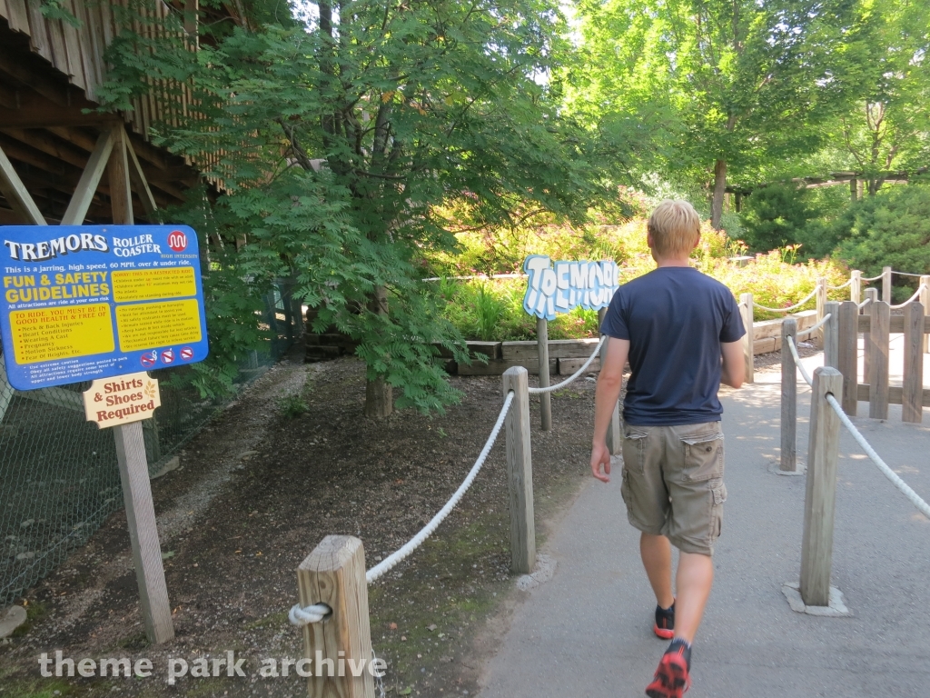 Tremors at Silverwood Theme Park and Boulder Beach Waterpark