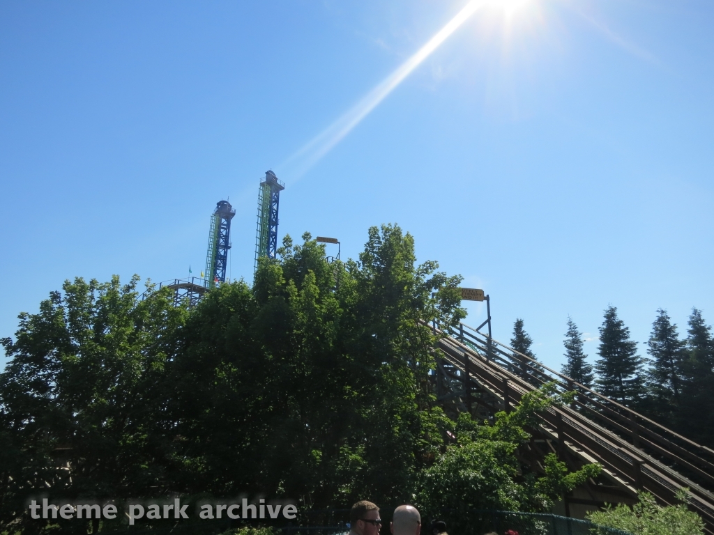 Tremors at Silverwood Theme Park and Boulder Beach Waterpark