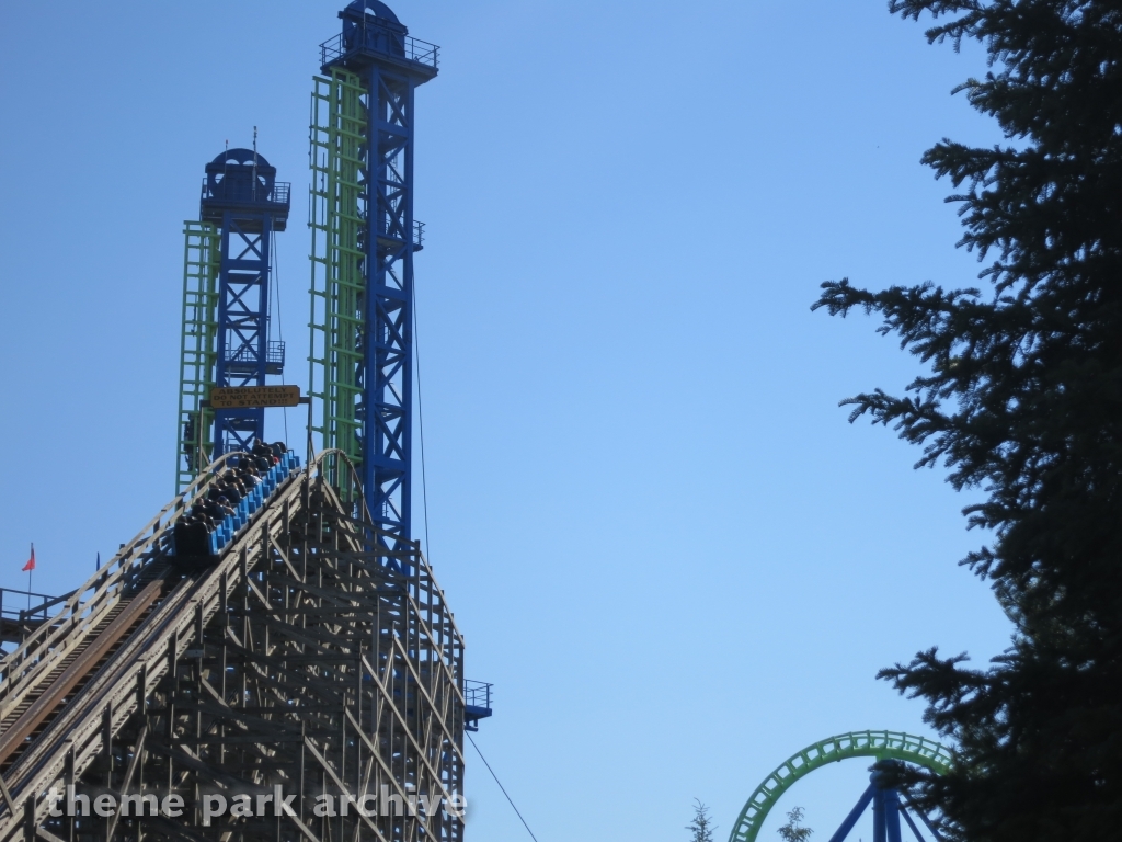Tremors at Silverwood Theme Park and Boulder Beach Waterpark