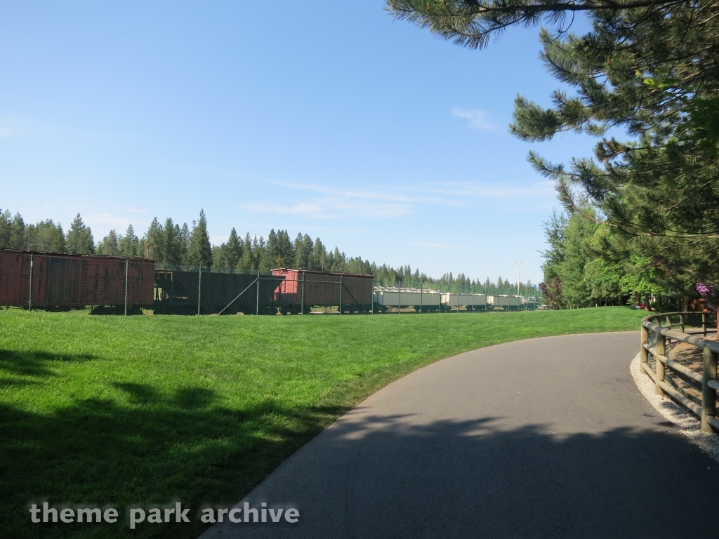 Train at Silverwood Theme Park and Boulder Beach Waterpark