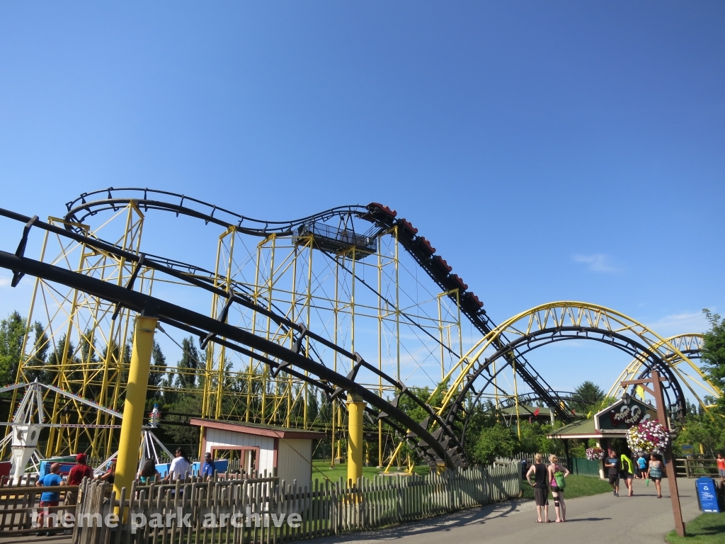 Corkscrew at Silverwood Theme Park and Boulder Beach Waterpark