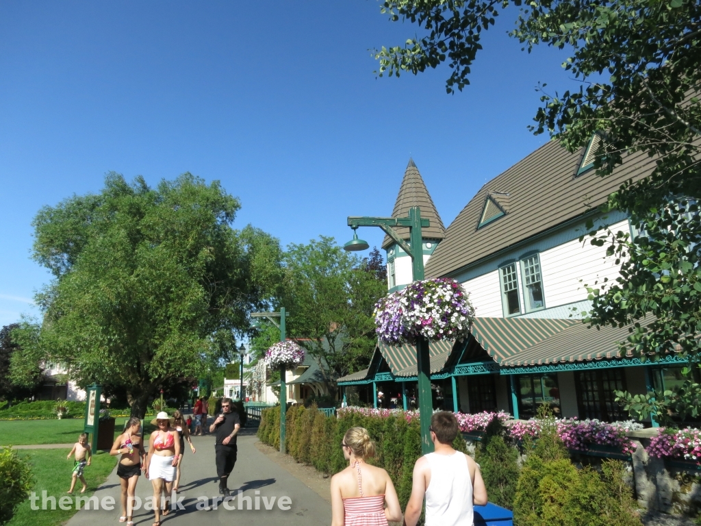 Main Street at Silverwood Theme Park and Boulder Beach Waterpark