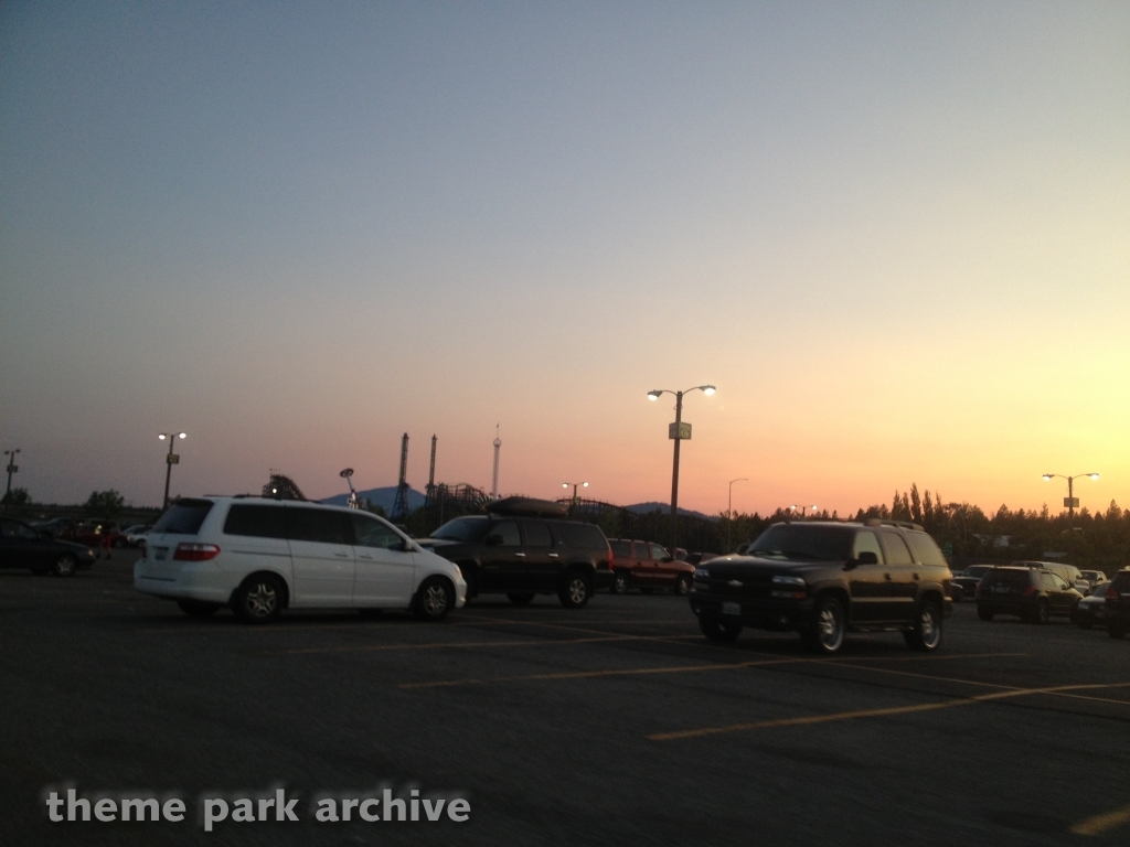 Main Street at Silverwood Theme Park and Boulder Beach Waterpark