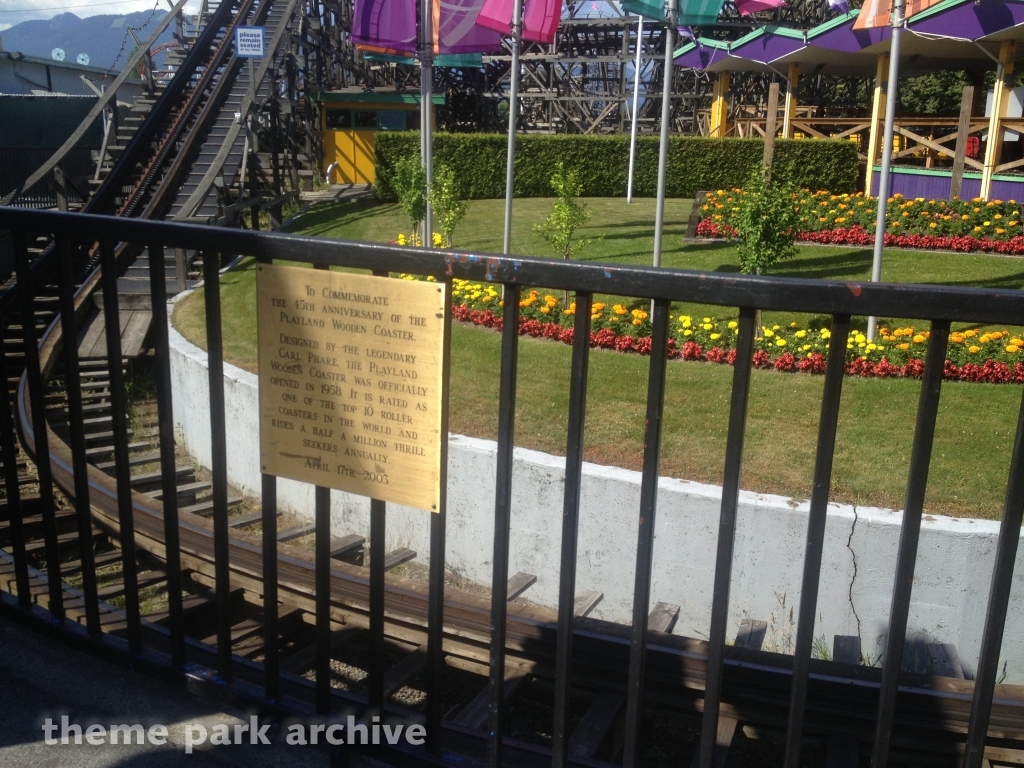 Wooden Roller Coaster at Playland P.N.E.