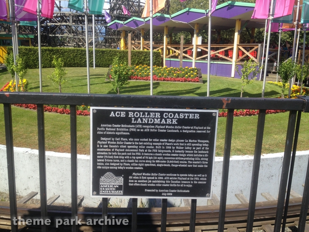 Wooden Roller Coaster at Playland P.N.E.