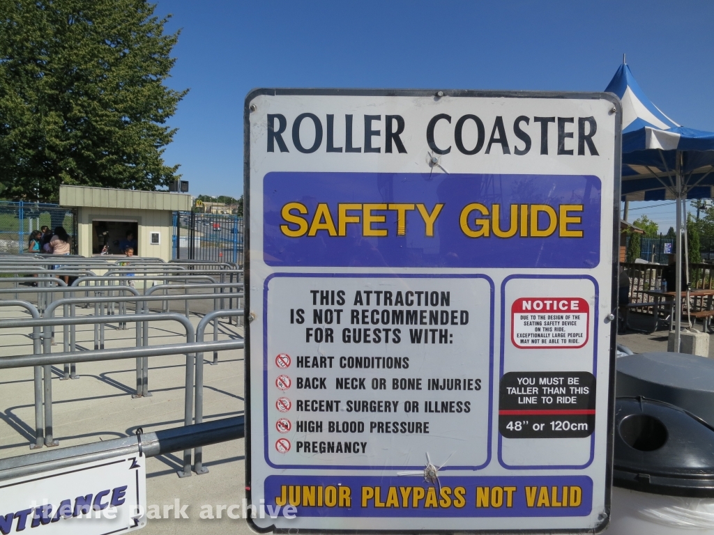 Wooden Roller Coaster at Playland P.N.E.