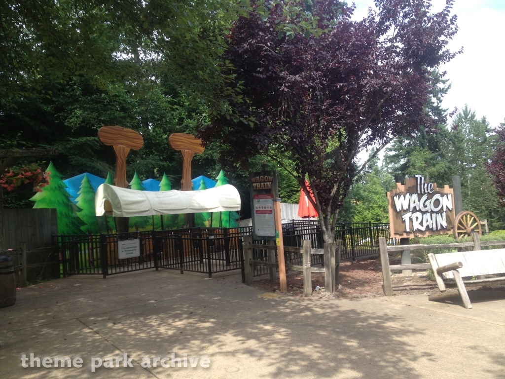 The Wagon Train at Wild Waves Theme Park
