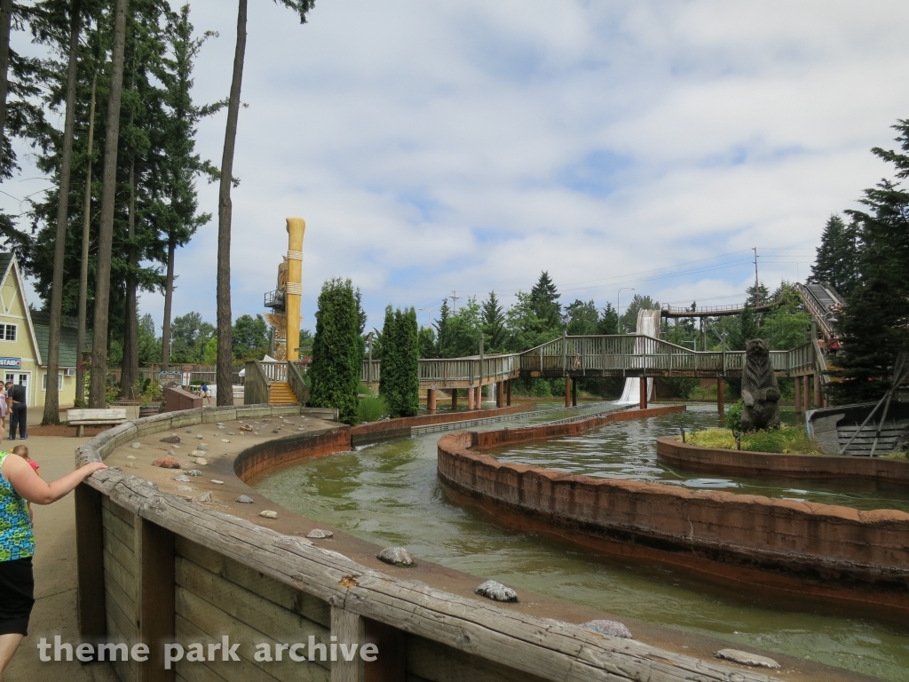 Lumberjack Falls at Wild Waves Theme Park