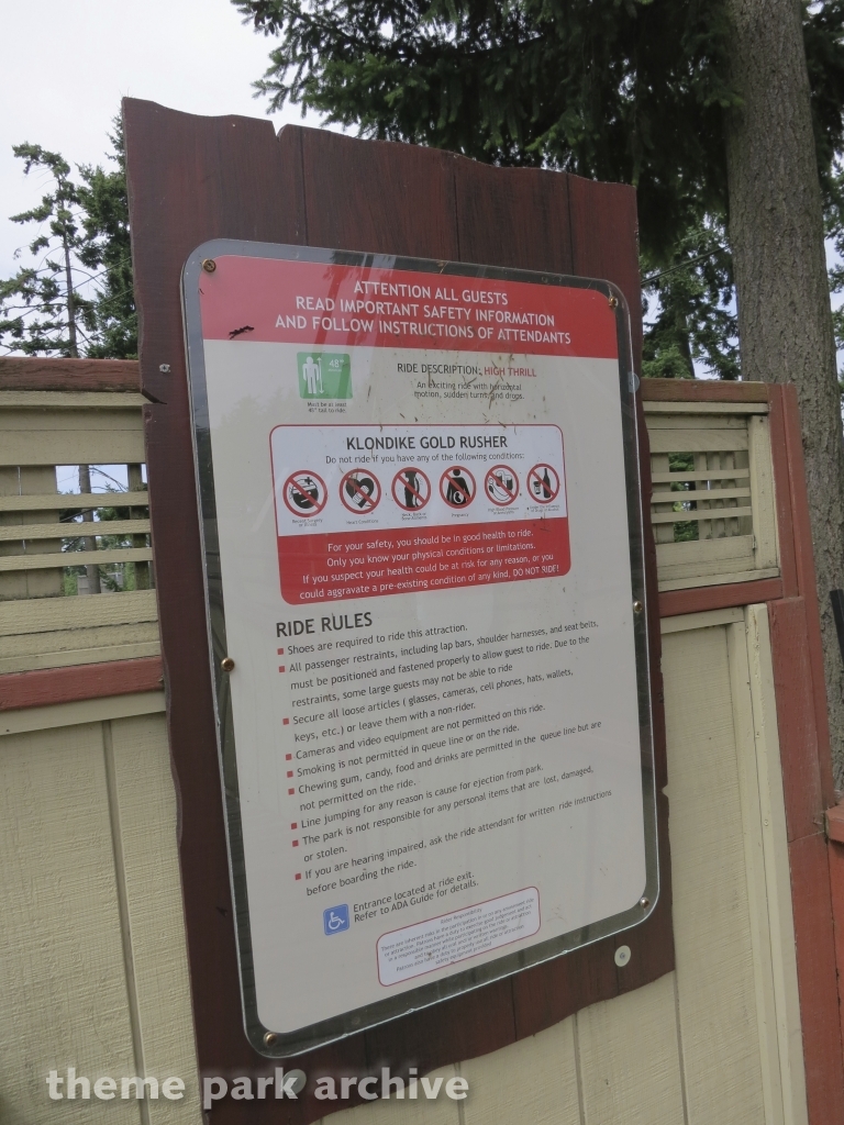 Klondike Gold Rusher at Wild Waves Theme Park