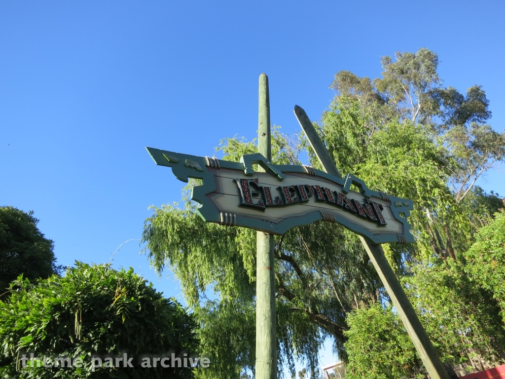 Elephant Ride at Six Flags Discovery Kingdom
