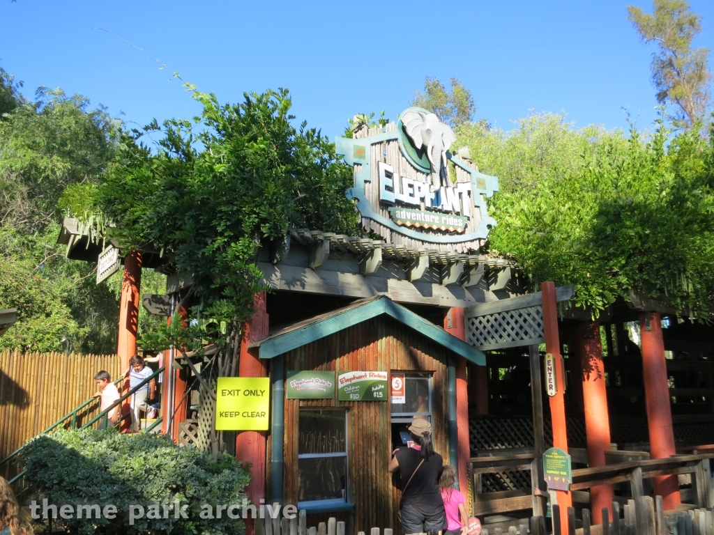 Elephant Ride at Six Flags Discovery Kingdom