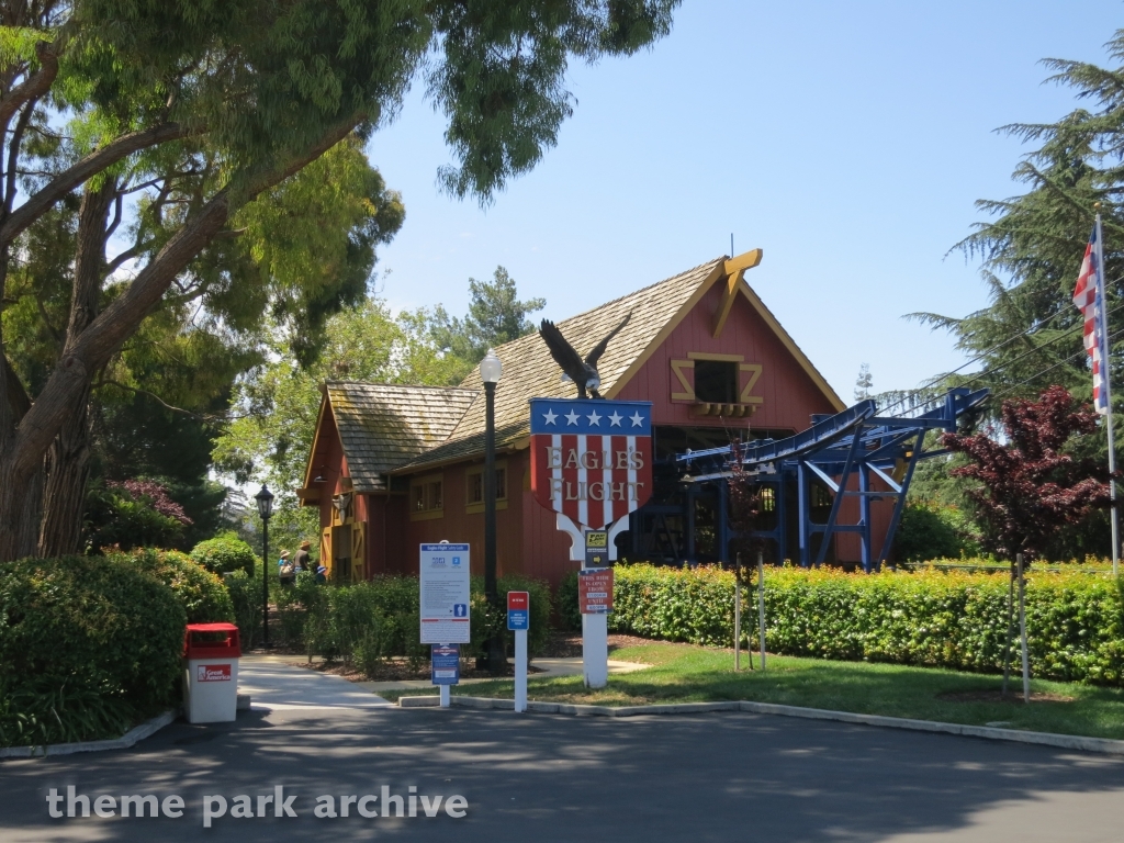 Delta Flyer and Eagle's Flight at California's Great America