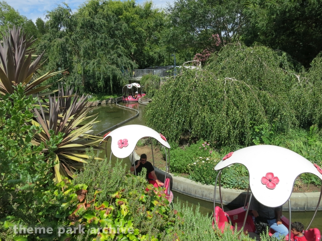 Rainbow Garden Round Boat Ride at Gilroy Gardens