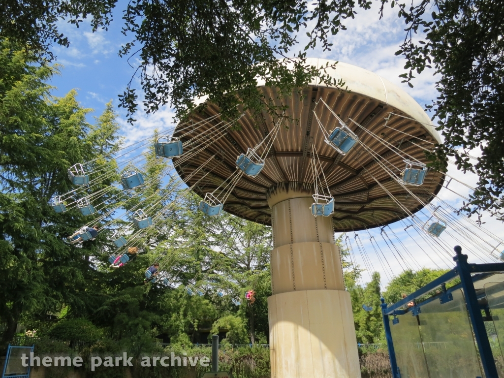 Mushroom Swing at Gilroy Gardens