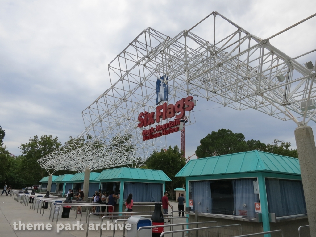 Entrance at Six Flags Magic Mountain