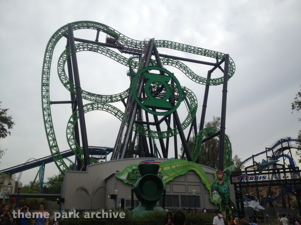 Green Lantern: First Flight at Six Flags Magic Mountain