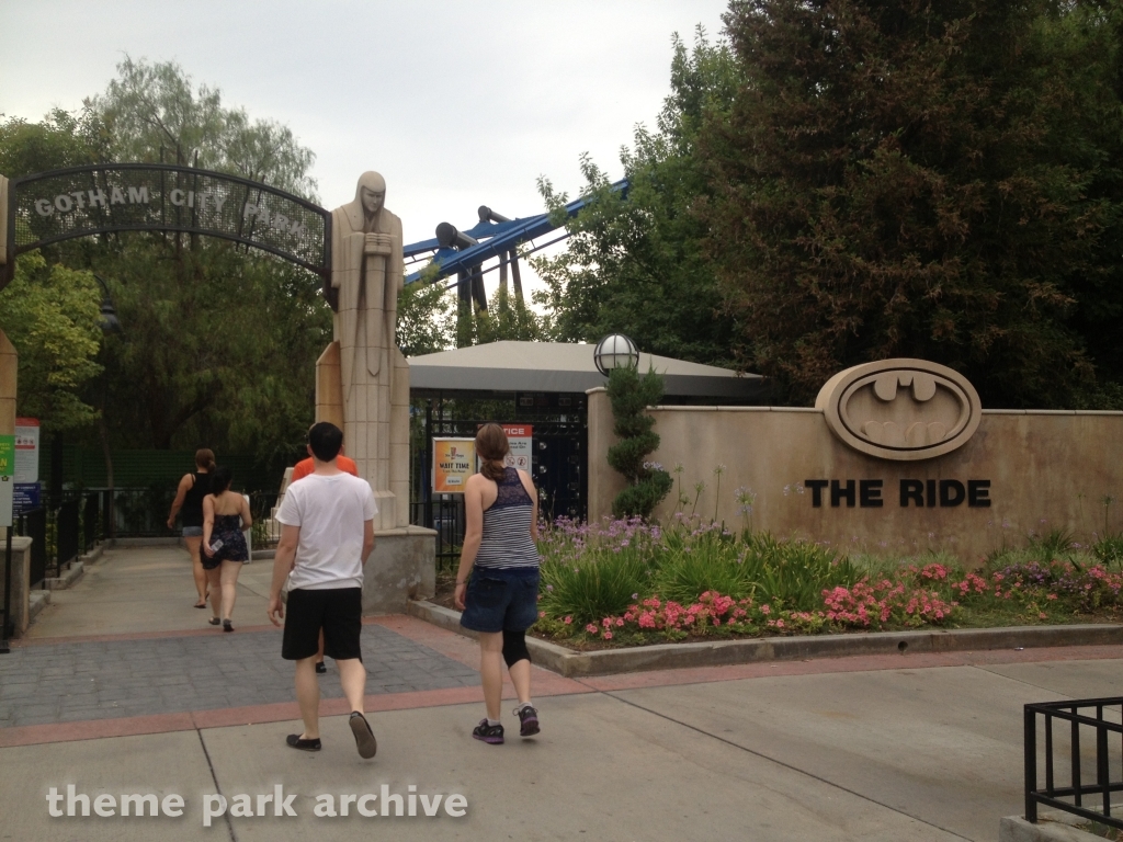 Batman The Ride at Six Flags Magic Mountain