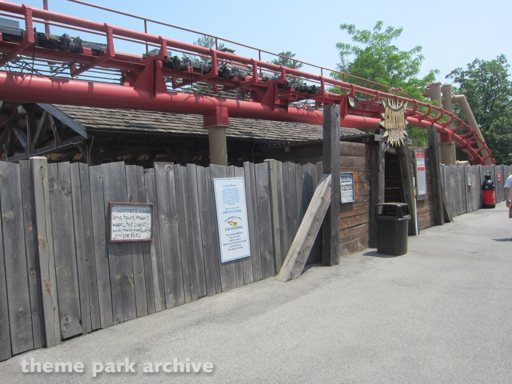 Canyon Blaster at Great Escape