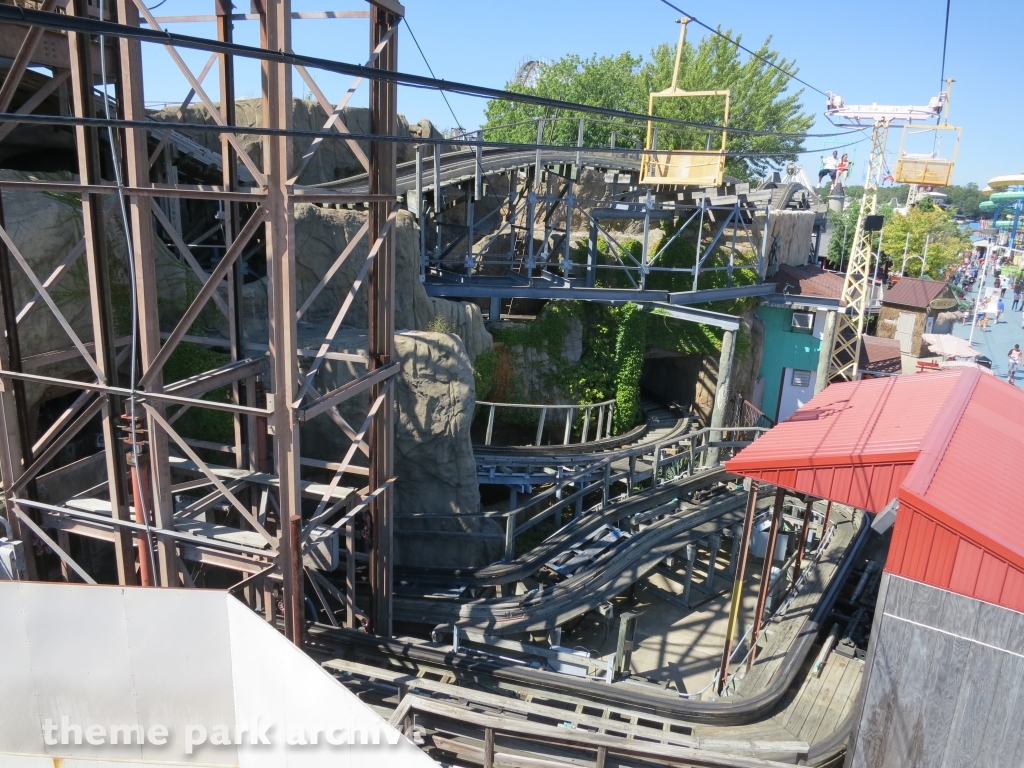 Lost Coaster of Superstition Mountain at Indiana Beach